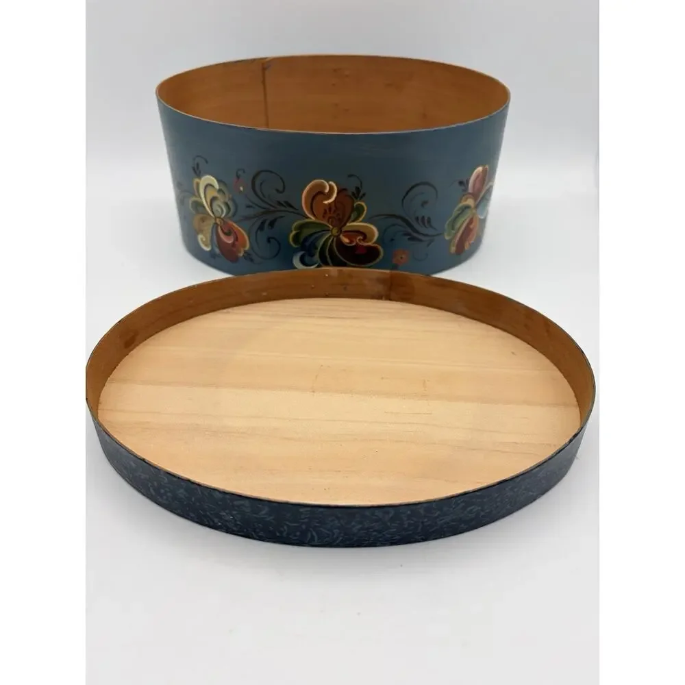 Authentic Scandinavian Bent Wood Box. Hand Made.